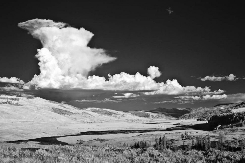 Lamar Valley Evening Infrared