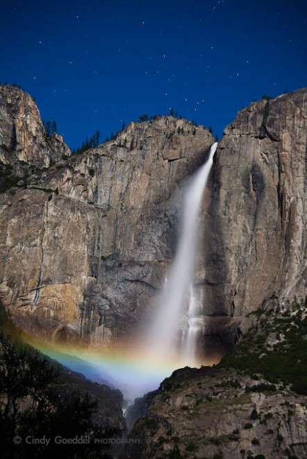 Moonbow and Stars