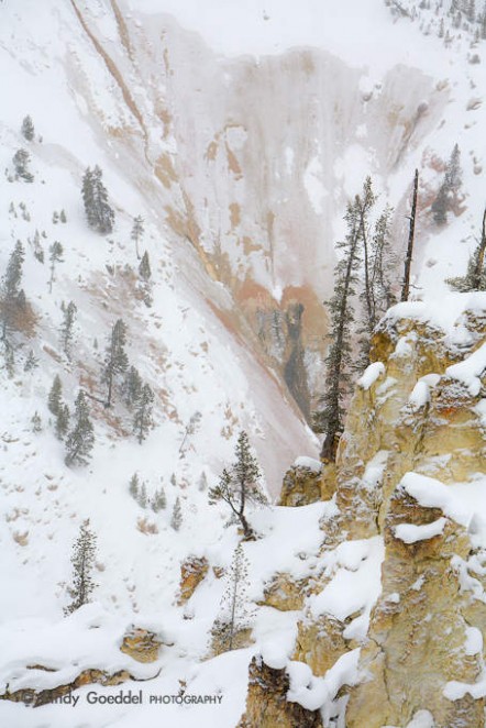 Winter in Grand Canyon of the Yellowstone