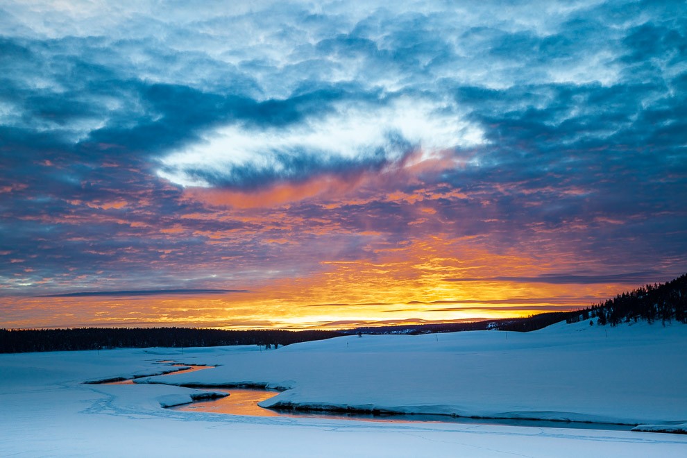 Sunset at Alum Creek