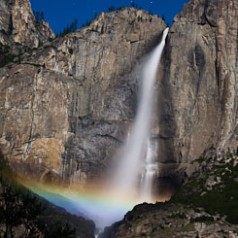 Moonbow and Stars