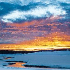 Sunset at Alum Creek